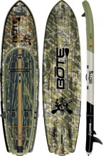 Bote Rackham Aero Inflatable Stand Up Paddle Board with Paddle 12 ft 4 in