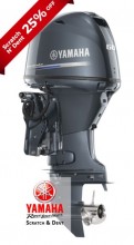 Yamaha F60LB Outboard  60HP Scratch And Dent Level 2