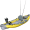 Advanced Elements Strait Edge Angler 1 Person Kayak Yellow