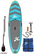 Hobie Adventure Inflatable Stand Up Paddle Board with Paddle 10 ft 6 in