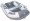 Zodiac Rollup Floor 7 ft 7 in White Gray PVC 2019