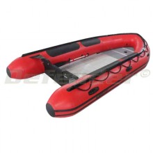 Mercury 430HD Aluminum FRP Floor 13ft 7in Red Hypalon 2019