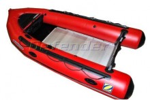 Zodiac Aluminum Floor 12ft 2in Red Black PVC 2018